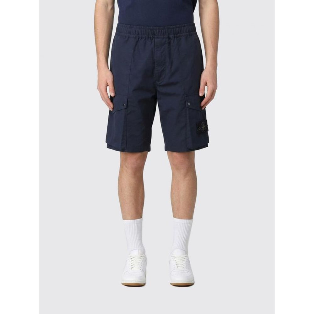 Stone Island Men Ghost Cargo Shorts Stone Island In Cotton